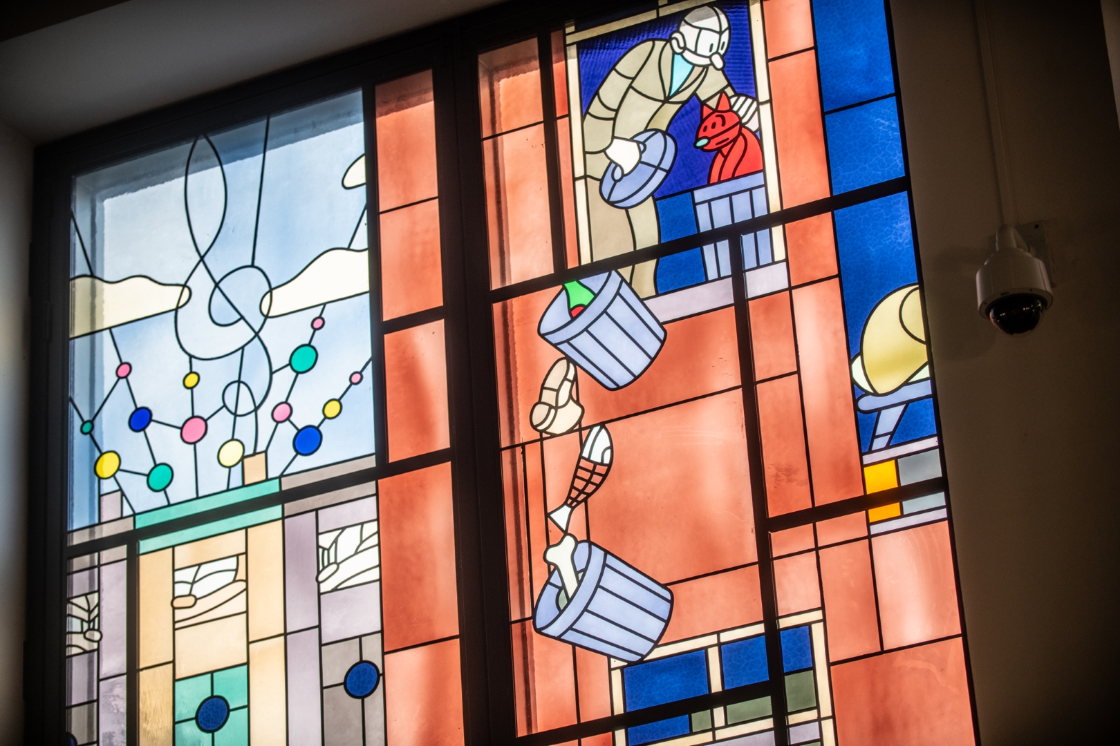 Glas In Lood+Rechtbank Kunst