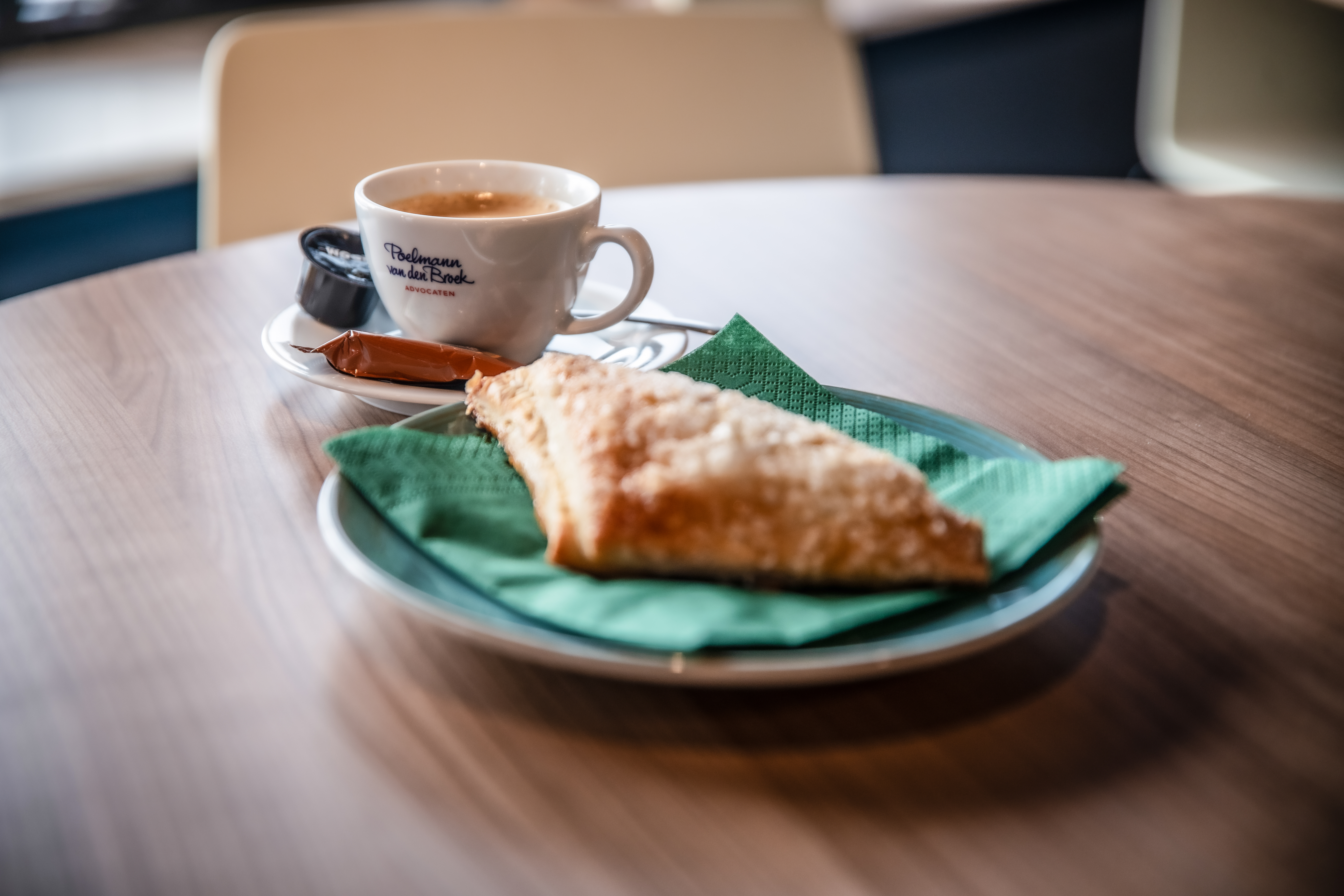 Koffie met appelflap